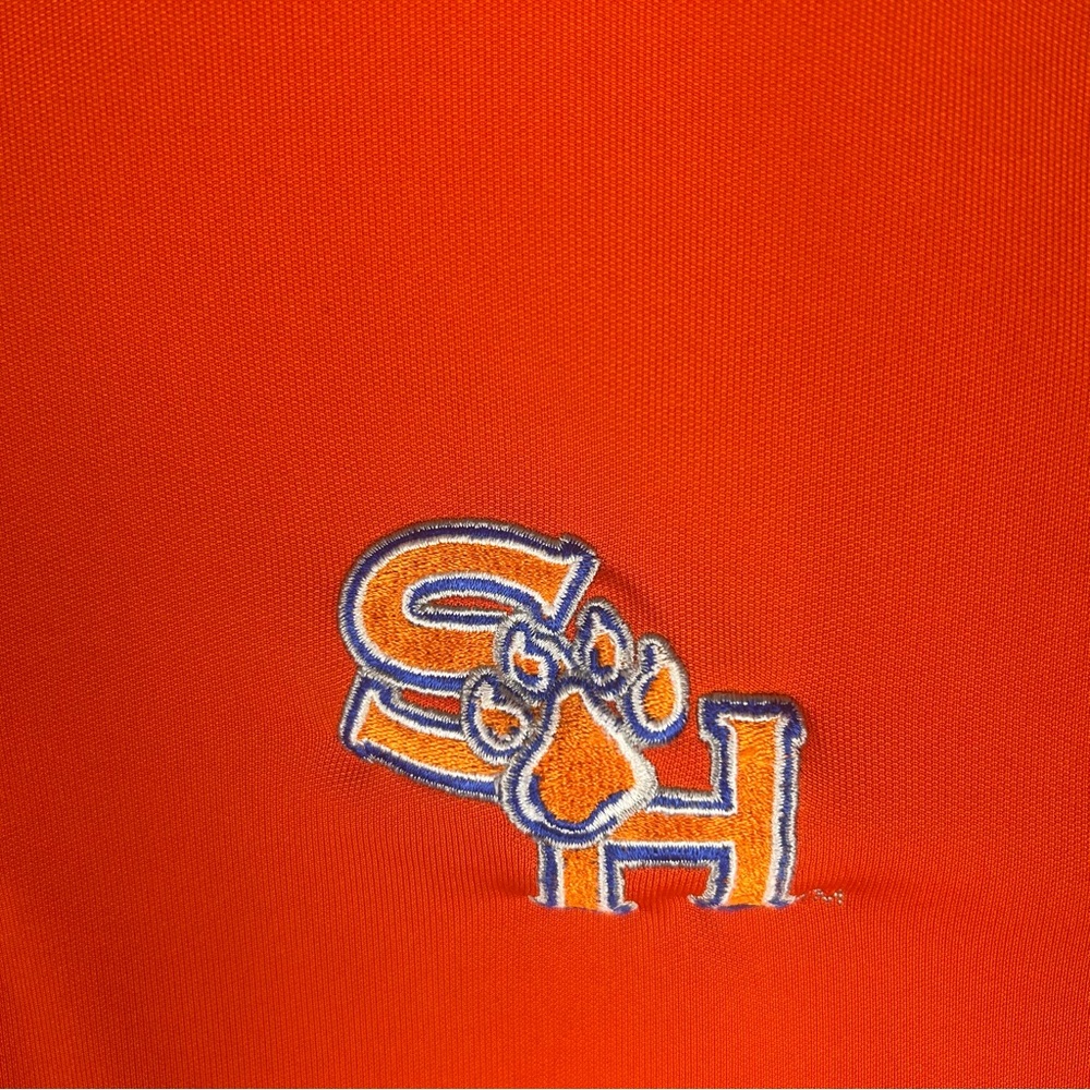 Under Armour Sam Houston State Orange Polo Shirt Men’s Large - Picture 7 of 12